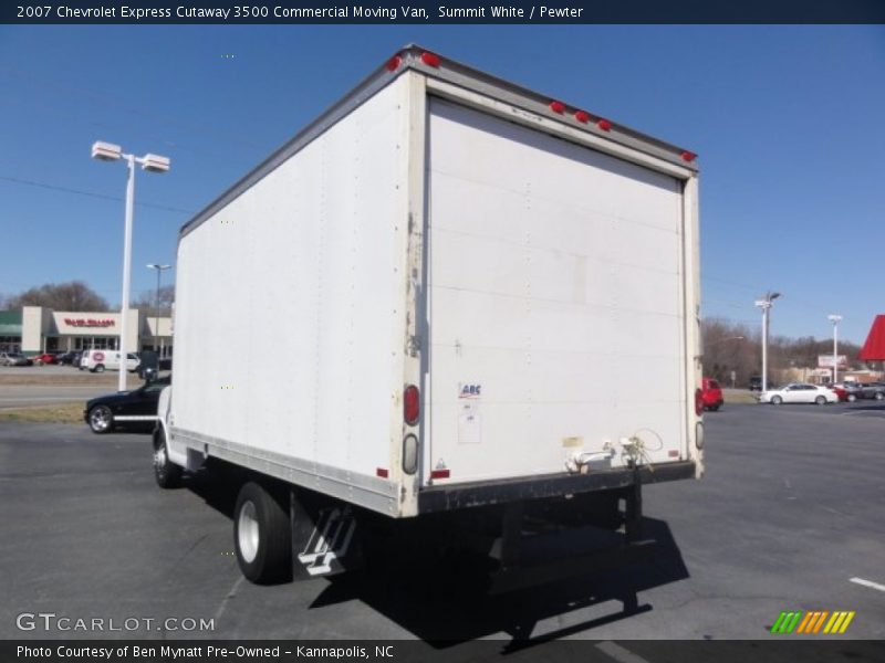 Summit White / Pewter 2007 Chevrolet Express Cutaway 3500 Commercial Moving Van