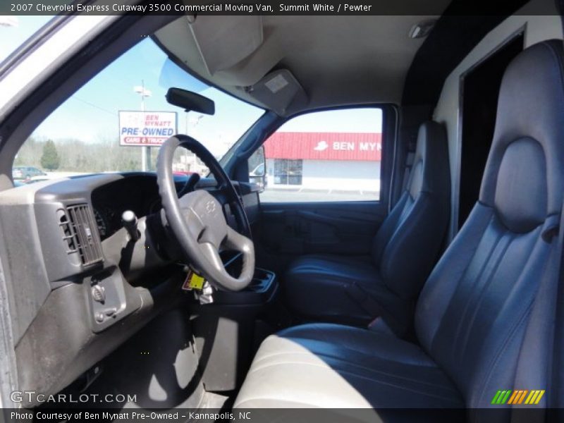 Summit White / Pewter 2007 Chevrolet Express Cutaway 3500 Commercial Moving Van