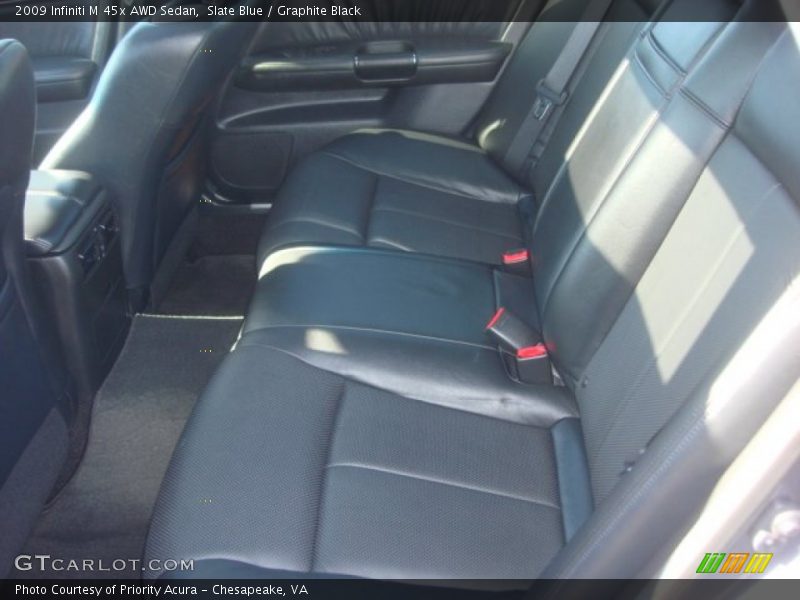 Slate Blue / Graphite Black 2009 Infiniti M 45x AWD Sedan