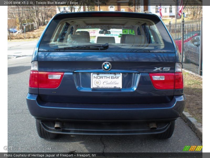 Toledo Blue Metallic / Beige 2006 BMW X5 3.0i