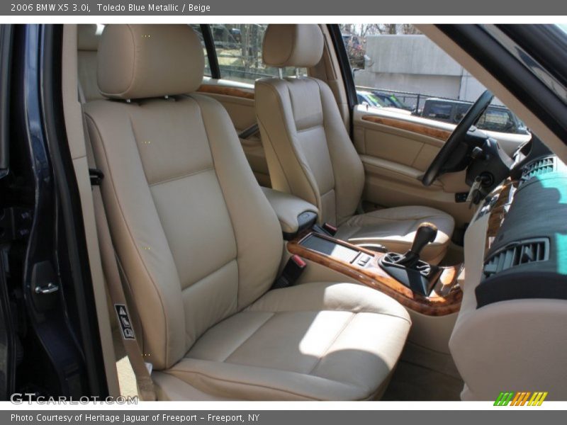 Toledo Blue Metallic / Beige 2006 BMW X5 3.0i