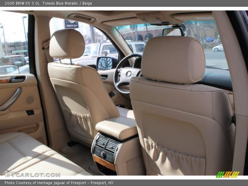 Toledo Blue Metallic / Beige 2006 BMW X5 3.0i