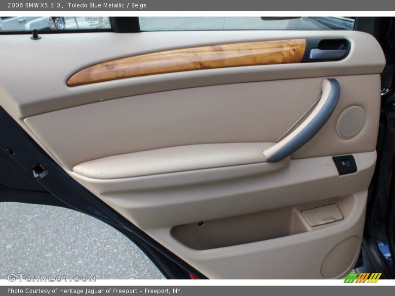 Toledo Blue Metallic / Beige 2006 BMW X5 3.0i