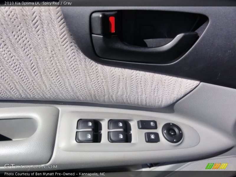 Spicy Red / Gray 2010 Kia Optima LX