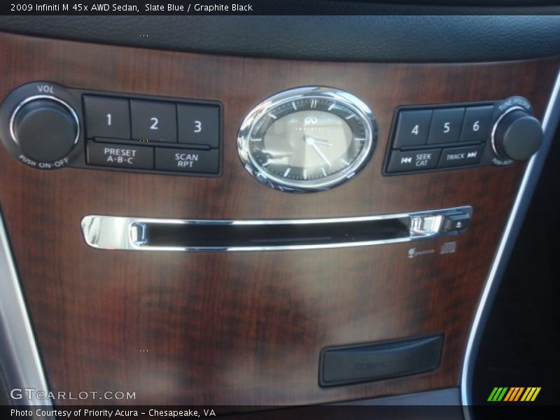 Slate Blue / Graphite Black 2009 Infiniti M 45x AWD Sedan