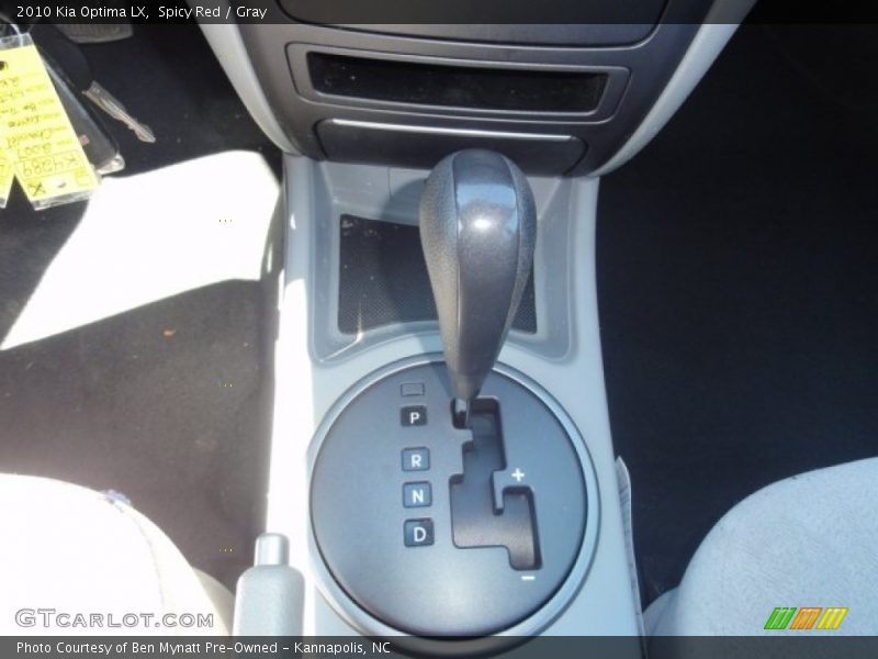  2010 Optima LX 5 Speed Sportmatic Automatic Shifter