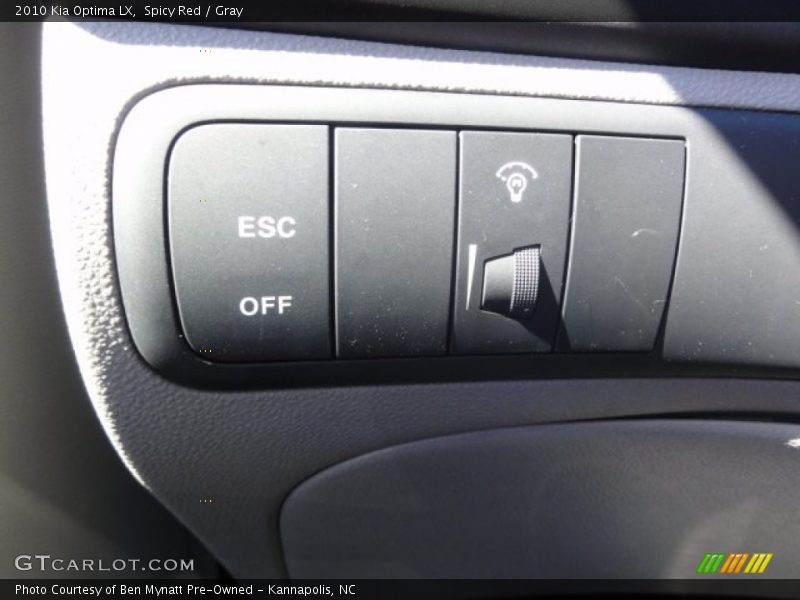 Spicy Red / Gray 2010 Kia Optima LX