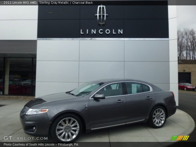 Sterling Gray Metallic / Charcoal Black 2011 Lincoln MKS AWD