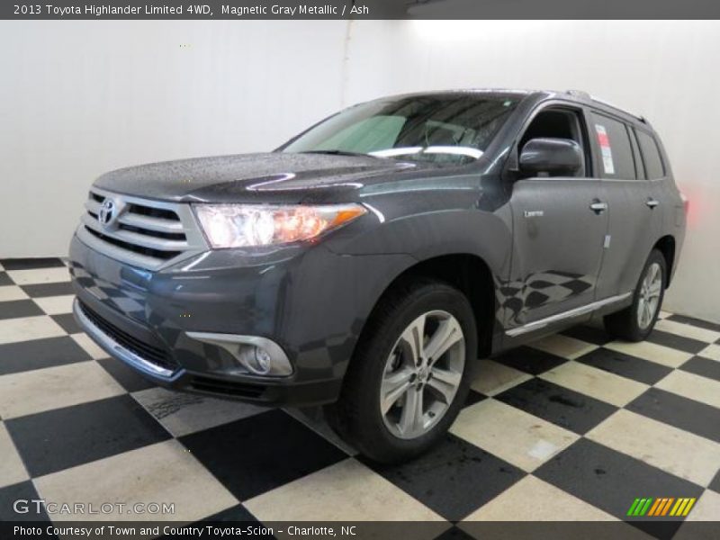 Magnetic Gray Metallic / Ash 2013 Toyota Highlander Limited 4WD