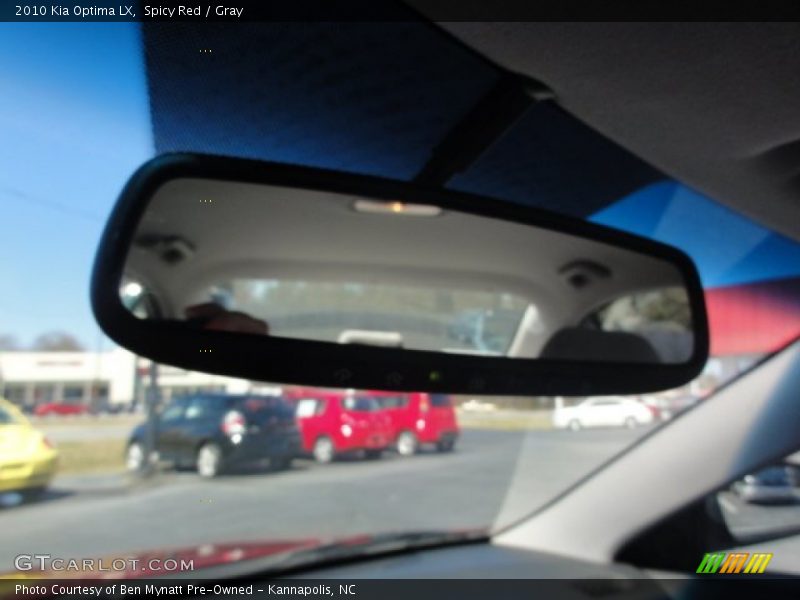 Spicy Red / Gray 2010 Kia Optima LX