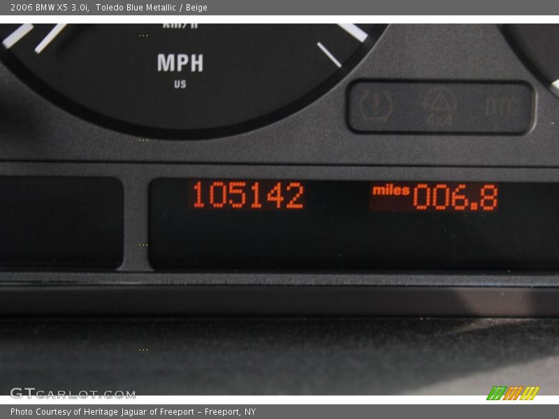 Toledo Blue Metallic / Beige 2006 BMW X5 3.0i