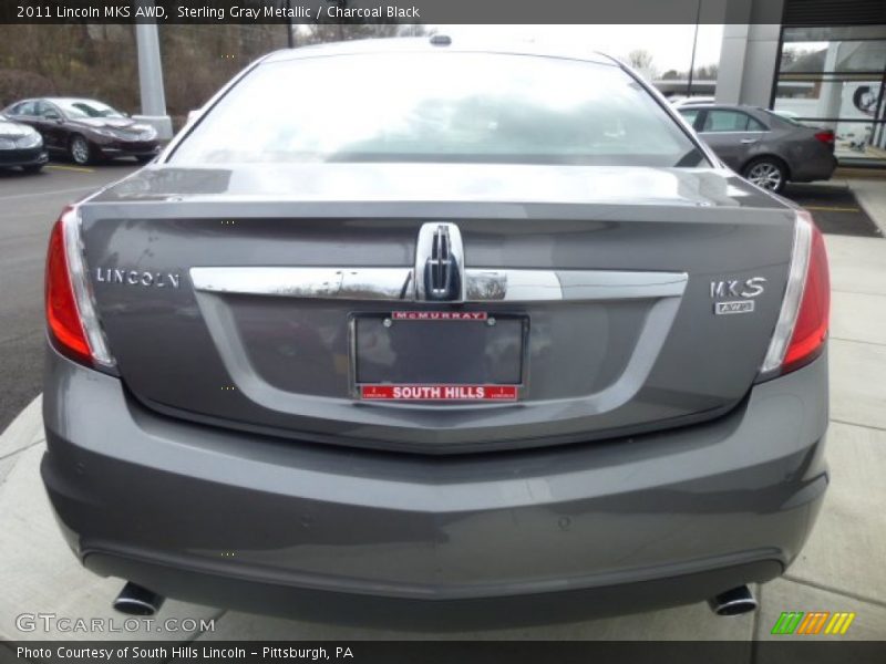 Sterling Gray Metallic / Charcoal Black 2011 Lincoln MKS AWD