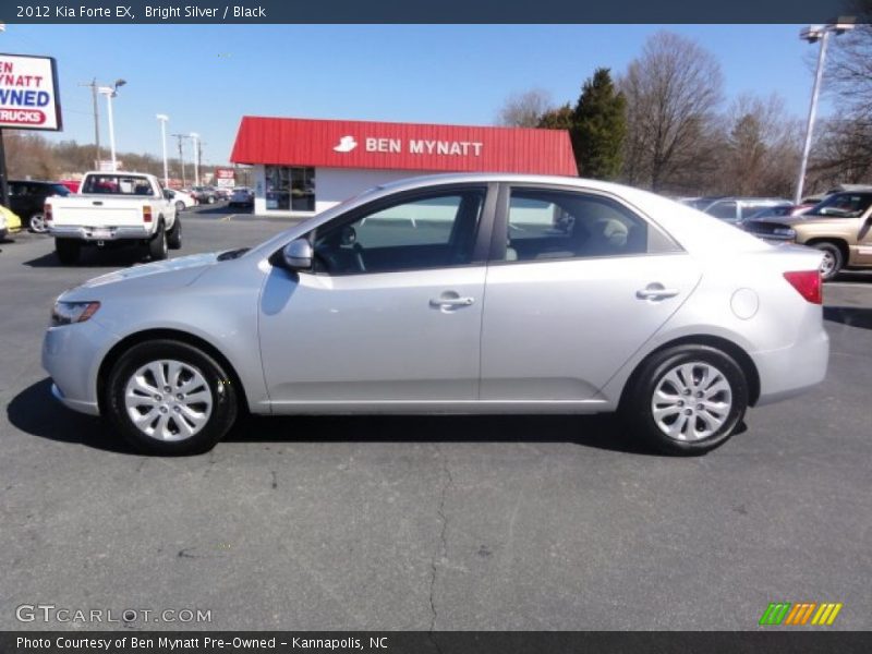 Bright Silver / Black 2012 Kia Forte EX