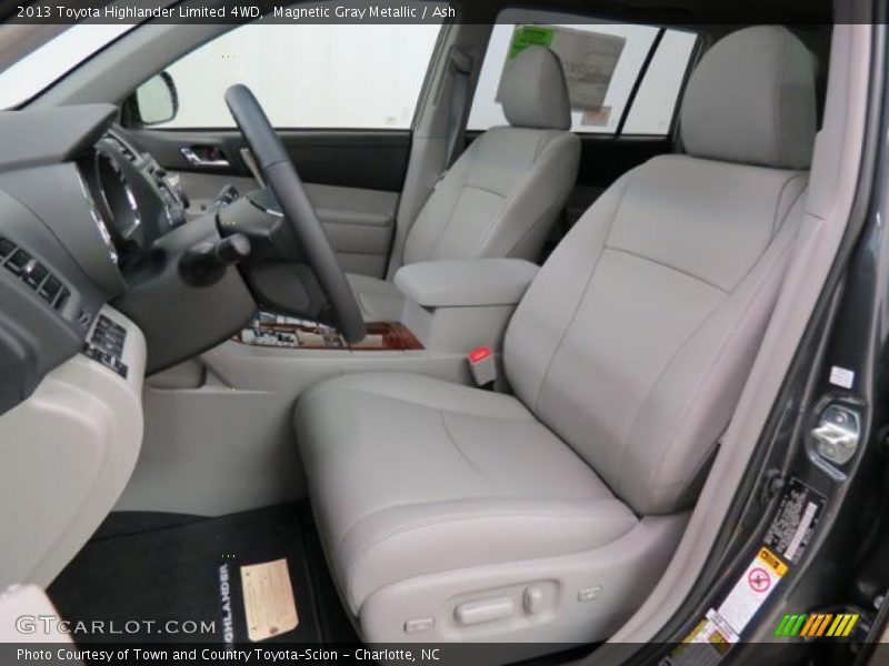 Magnetic Gray Metallic / Ash 2013 Toyota Highlander Limited 4WD