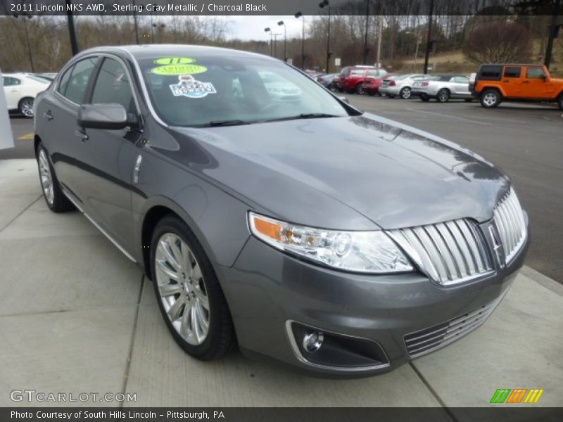 Front 3/4 View of 2011 MKS AWD