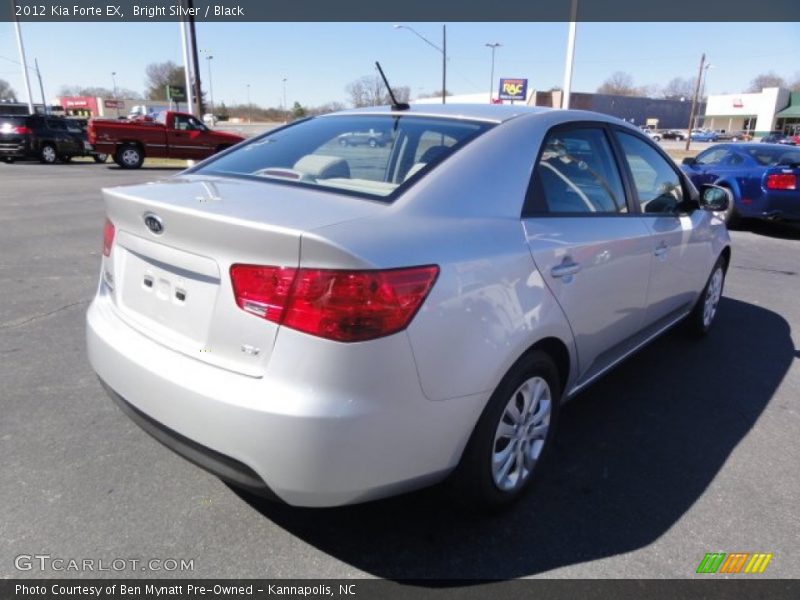 Bright Silver / Black 2012 Kia Forte EX
