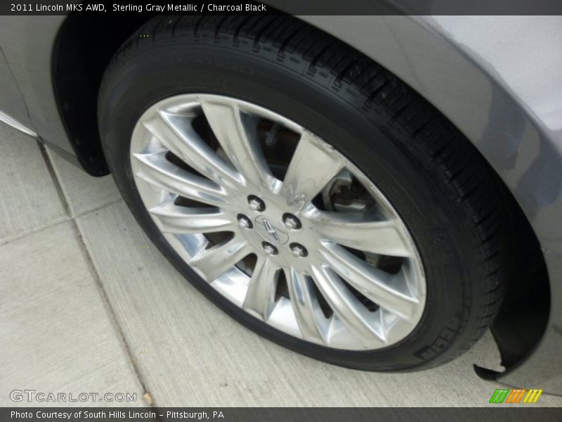 Sterling Gray Metallic / Charcoal Black 2011 Lincoln MKS AWD