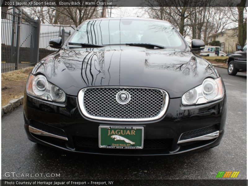 Ebony Black / Warm Charcoal 2011 Jaguar XF Sport Sedan