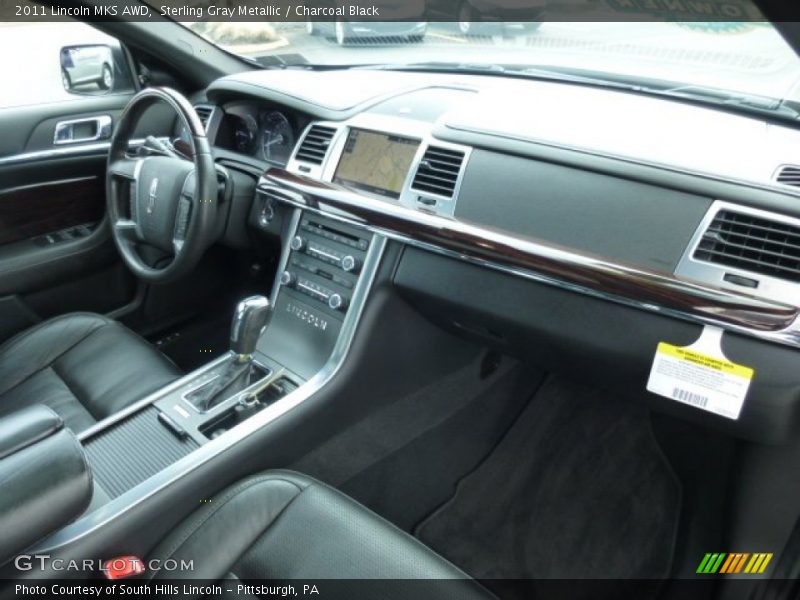 Sterling Gray Metallic / Charcoal Black 2011 Lincoln MKS AWD
