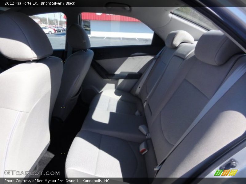 Bright Silver / Black 2012 Kia Forte EX