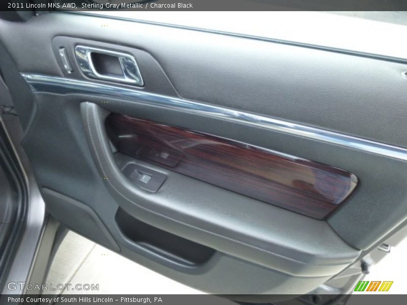 Sterling Gray Metallic / Charcoal Black 2011 Lincoln MKS AWD