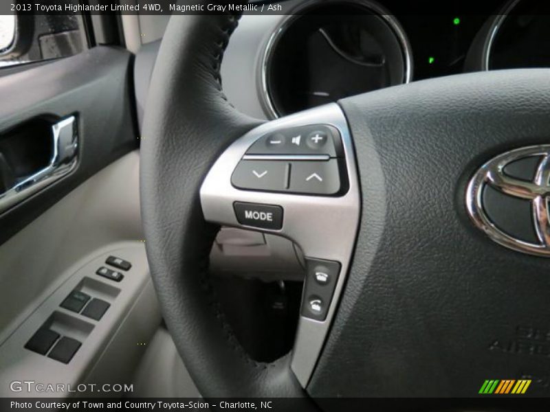Magnetic Gray Metallic / Ash 2013 Toyota Highlander Limited 4WD