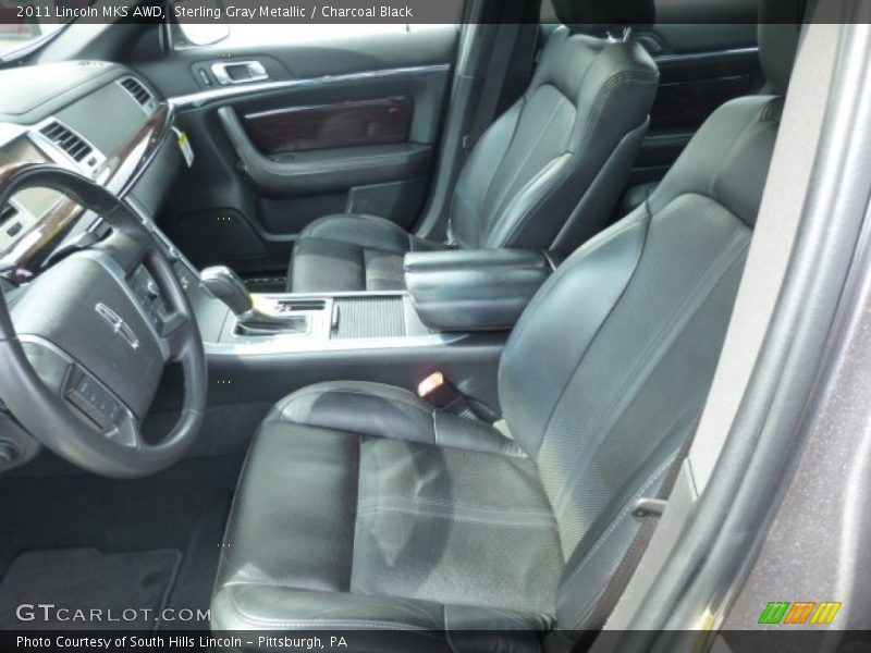 Sterling Gray Metallic / Charcoal Black 2011 Lincoln MKS AWD