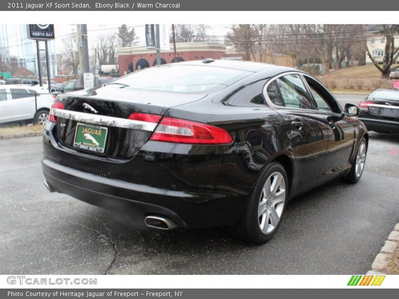 Ebony Black / Warm Charcoal 2011 Jaguar XF Sport Sedan