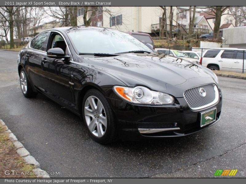 Ebony Black / Warm Charcoal 2011 Jaguar XF Sport Sedan