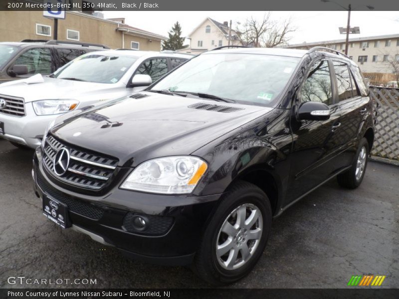 Black / Black 2007 Mercedes-Benz ML 350 4Matic