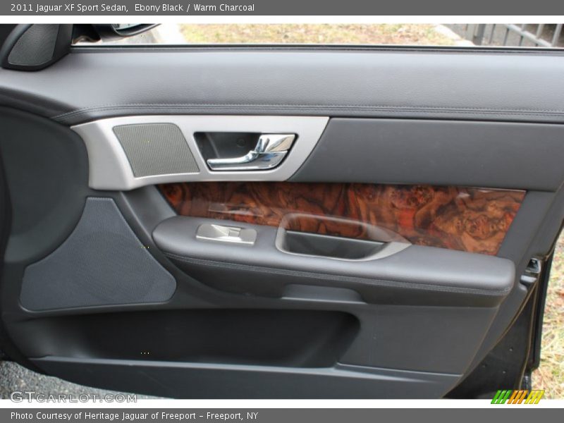 Ebony Black / Warm Charcoal 2011 Jaguar XF Sport Sedan