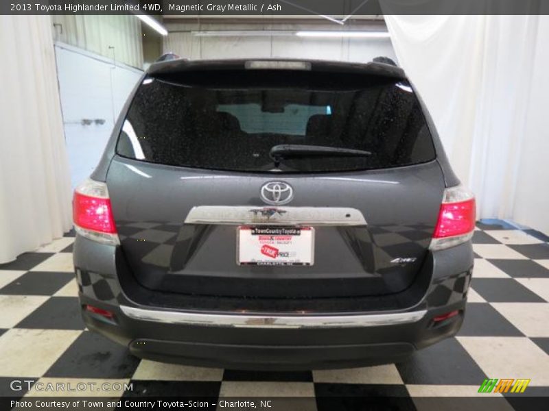 Magnetic Gray Metallic / Ash 2013 Toyota Highlander Limited 4WD