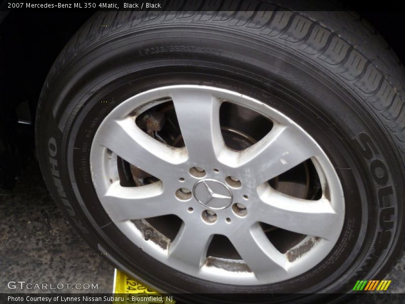 Black / Black 2007 Mercedes-Benz ML 350 4Matic
