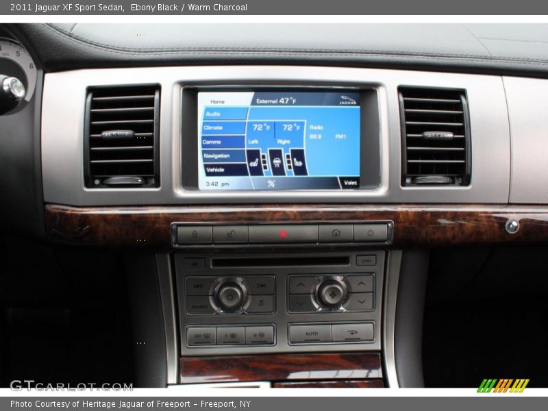 Controls of 2011 XF Sport Sedan