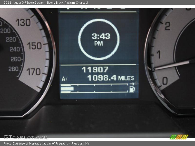 Ebony Black / Warm Charcoal 2011 Jaguar XF Sport Sedan