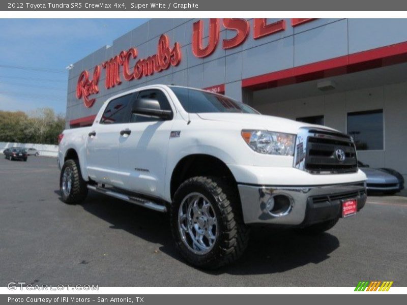Super White / Graphite 2012 Toyota Tundra SR5 CrewMax 4x4