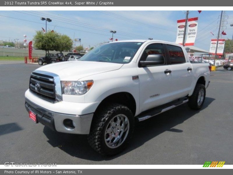 Super White / Graphite 2012 Toyota Tundra SR5 CrewMax 4x4