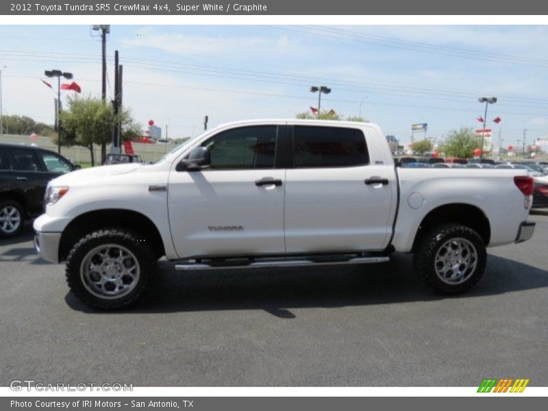 Super White / Graphite 2012 Toyota Tundra SR5 CrewMax 4x4