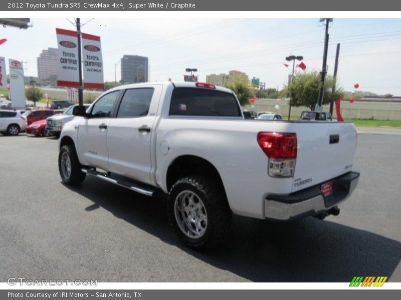 Super White / Graphite 2012 Toyota Tundra SR5 CrewMax 4x4