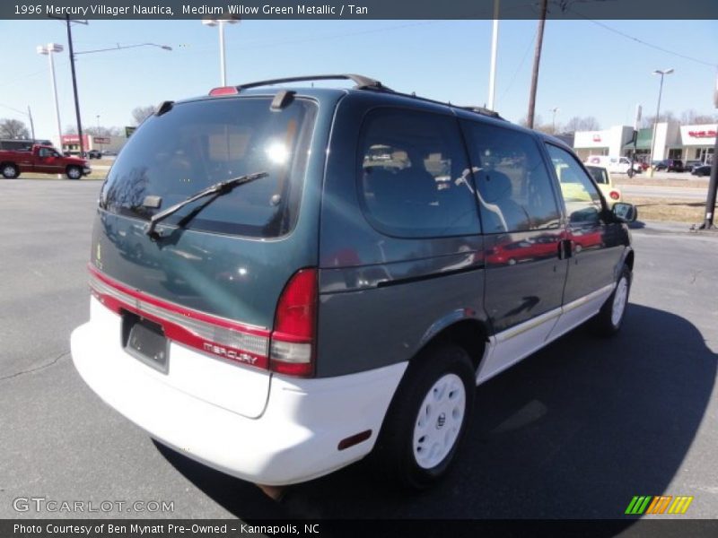 Medium Willow Green Metallic / Tan 1996 Mercury Villager Nautica