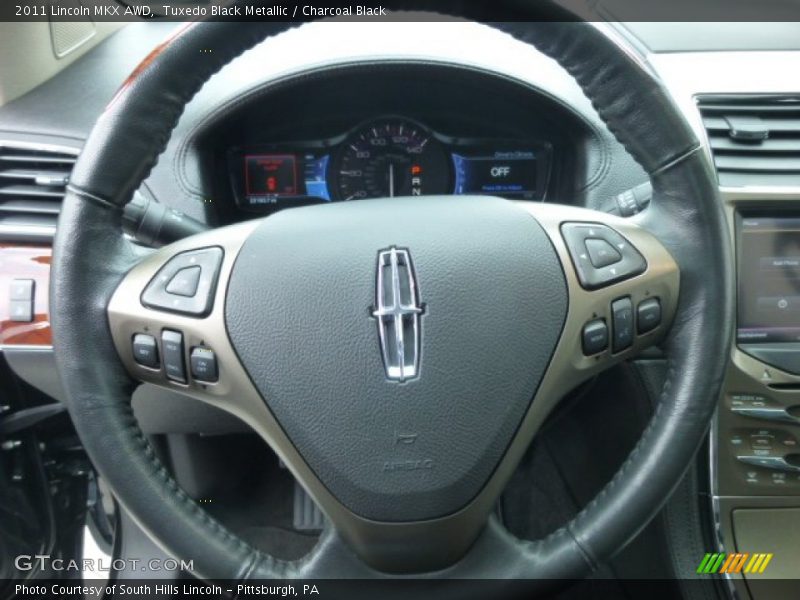 Tuxedo Black Metallic / Charcoal Black 2011 Lincoln MKX AWD