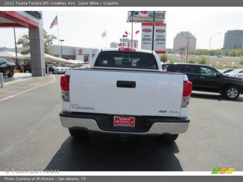 Super White / Graphite 2012 Toyota Tundra SR5 CrewMax 4x4