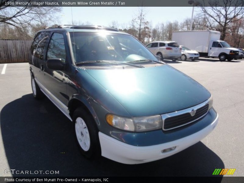 Medium Willow Green Metallic / Tan 1996 Mercury Villager Nautica