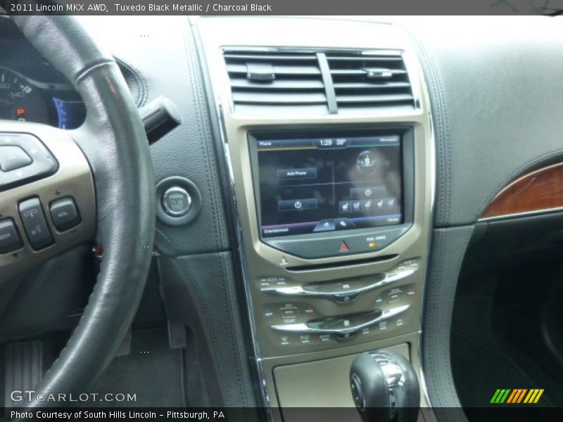 Tuxedo Black Metallic / Charcoal Black 2011 Lincoln MKX AWD