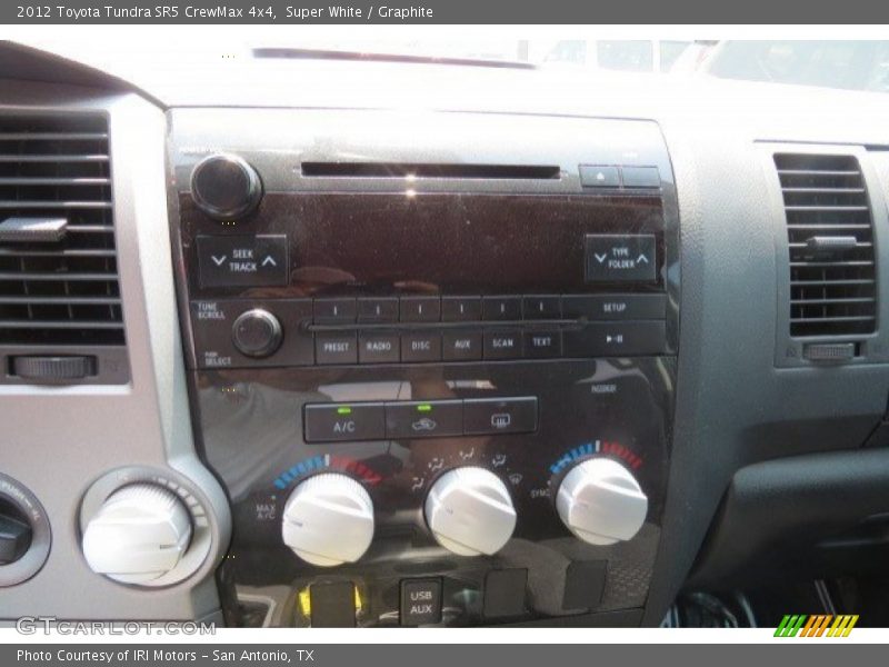 Super White / Graphite 2012 Toyota Tundra SR5 CrewMax 4x4