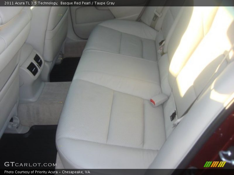Basque Red Pearl / Taupe Gray 2011 Acura TL 3.5 Technology