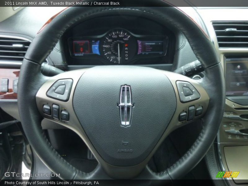 Tuxedo Black Metallic / Charcoal Black 2011 Lincoln MKX AWD