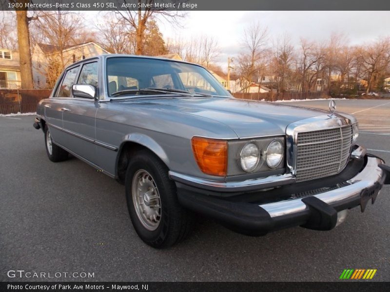 Front 3/4 View of 1980 S Class 450 SEL