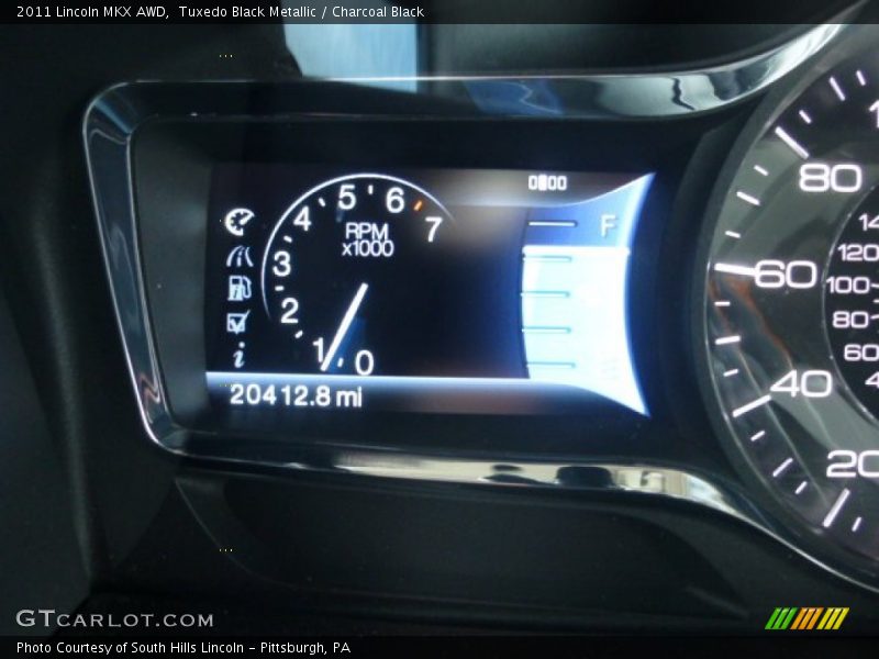 Tuxedo Black Metallic / Charcoal Black 2011 Lincoln MKX AWD