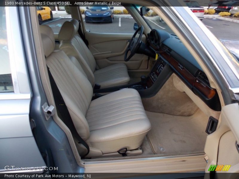 Front Seat of 1980 S Class 450 SEL